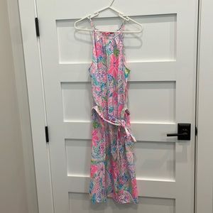 NWOT. Large Belted Lilly Pulitzer dress. Never worn